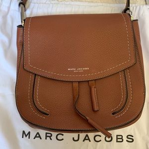 Marc Jacobs brown leather crossbody bag